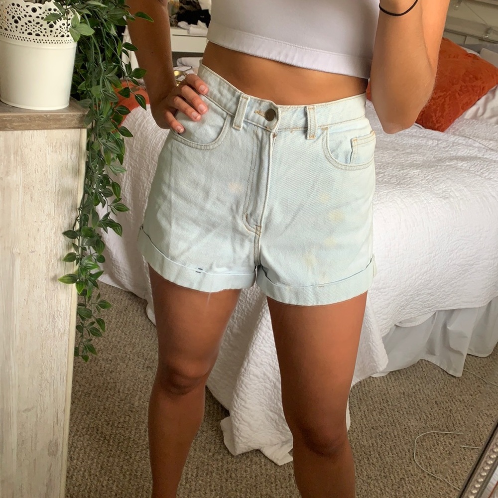 American Apparel, Light Blue Jean Shorts, Size 27